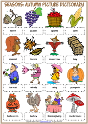 Fall Worksheets: Fall Leaves Mini Book Page 1 PrimaryGames Play Free